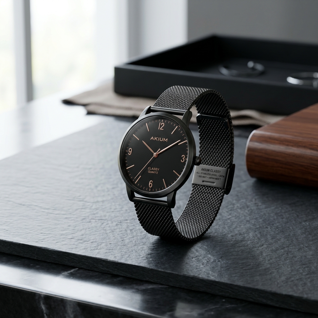 Relógio feminino Akium Classy aço preto com certificação ISO 8601 na Vivara: Melhor Preço Histórico ou Cilada?