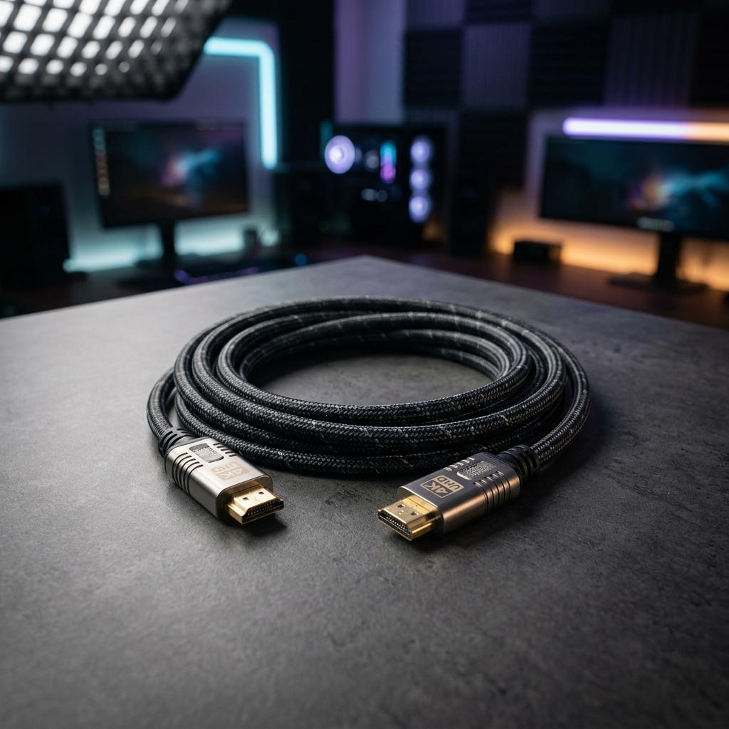 Cabo HDMI 15m 4K Premium - Blindado Gold ⚡ na Mercado Livre: Som de Estúdio no Seu Ouvido por Menos?