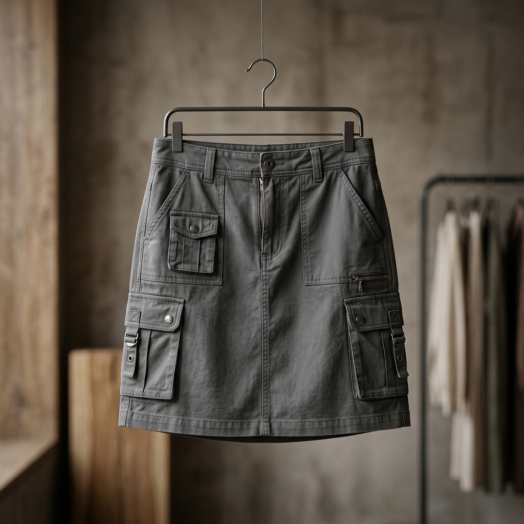 Saia Cargo Grafite -60% OFF Bolsos 👖 na SHEIN: Custo-Benefício Real ou Armadilha de Preço?
